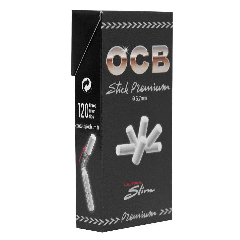 JUST-CLICK - OCB – Filtres stick slim (20/boites)