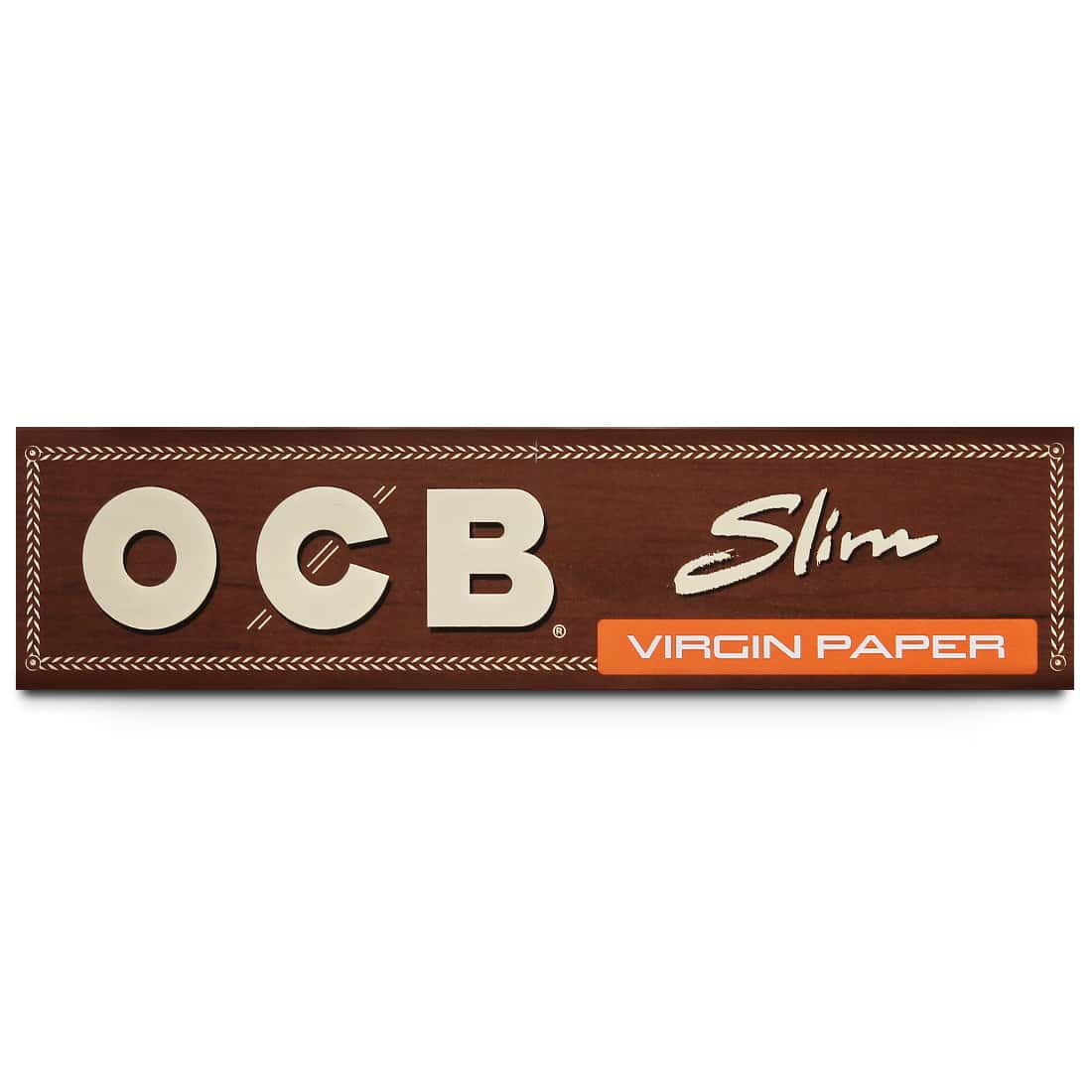 JUST-CLICK - OCB – Feuilles Slim non blanchies (50 cahiers/boite)
