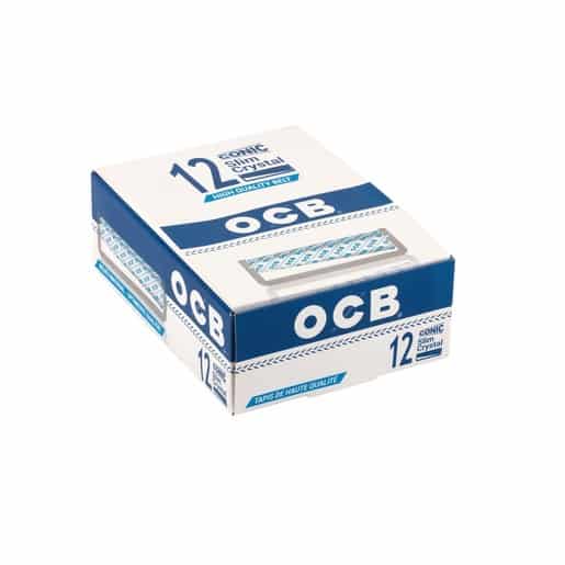JUST-CLICK - OCB – Rouleuse Cristal Slim Conique (Pack de 12 unité)