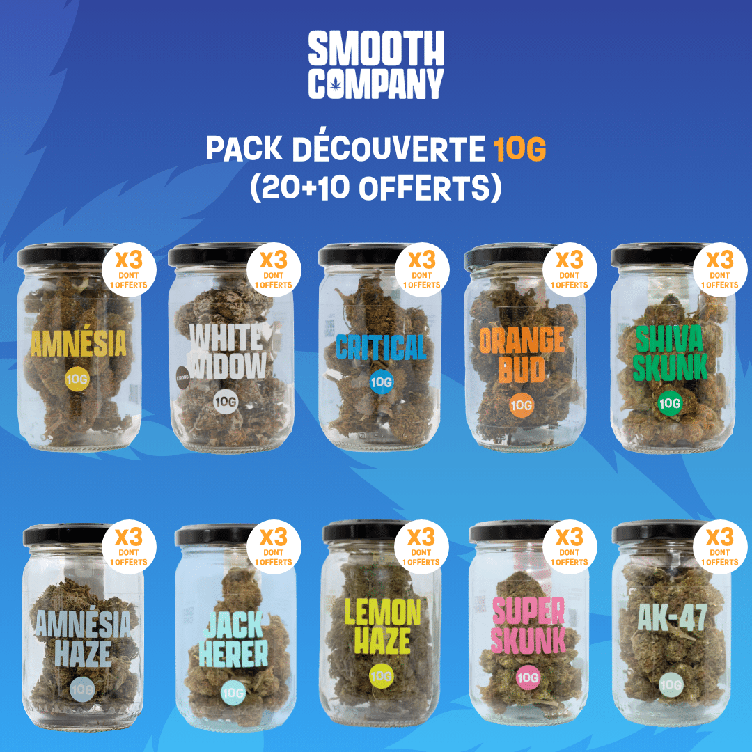 SMOOTH COMPANY - PACK DÉCOUVERTE  10G (20+10 OFFERTS)