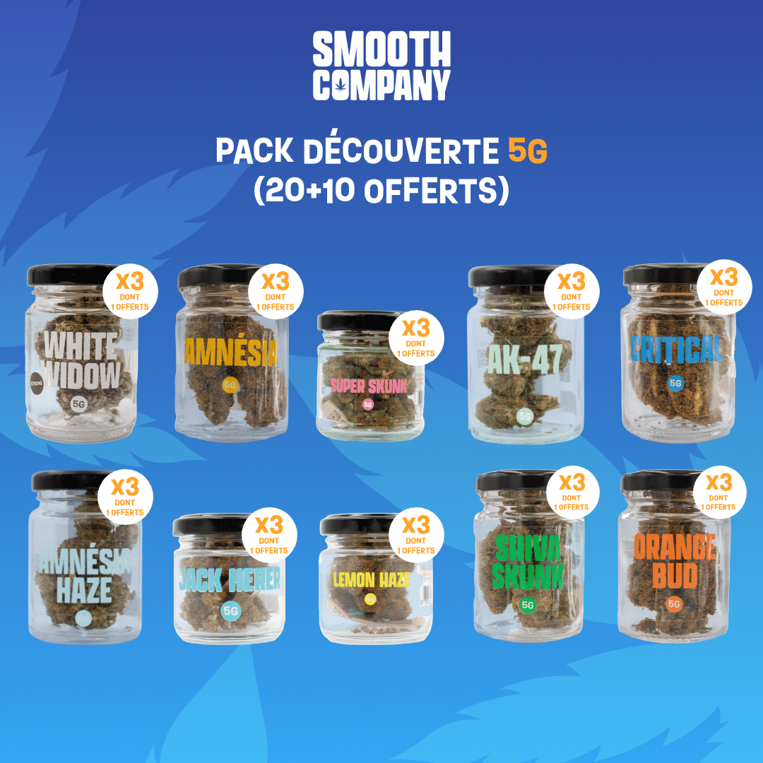 SMOOTH COMPANY - PACK DÉCOUVERTE 5G (20+10 OFFERTS)