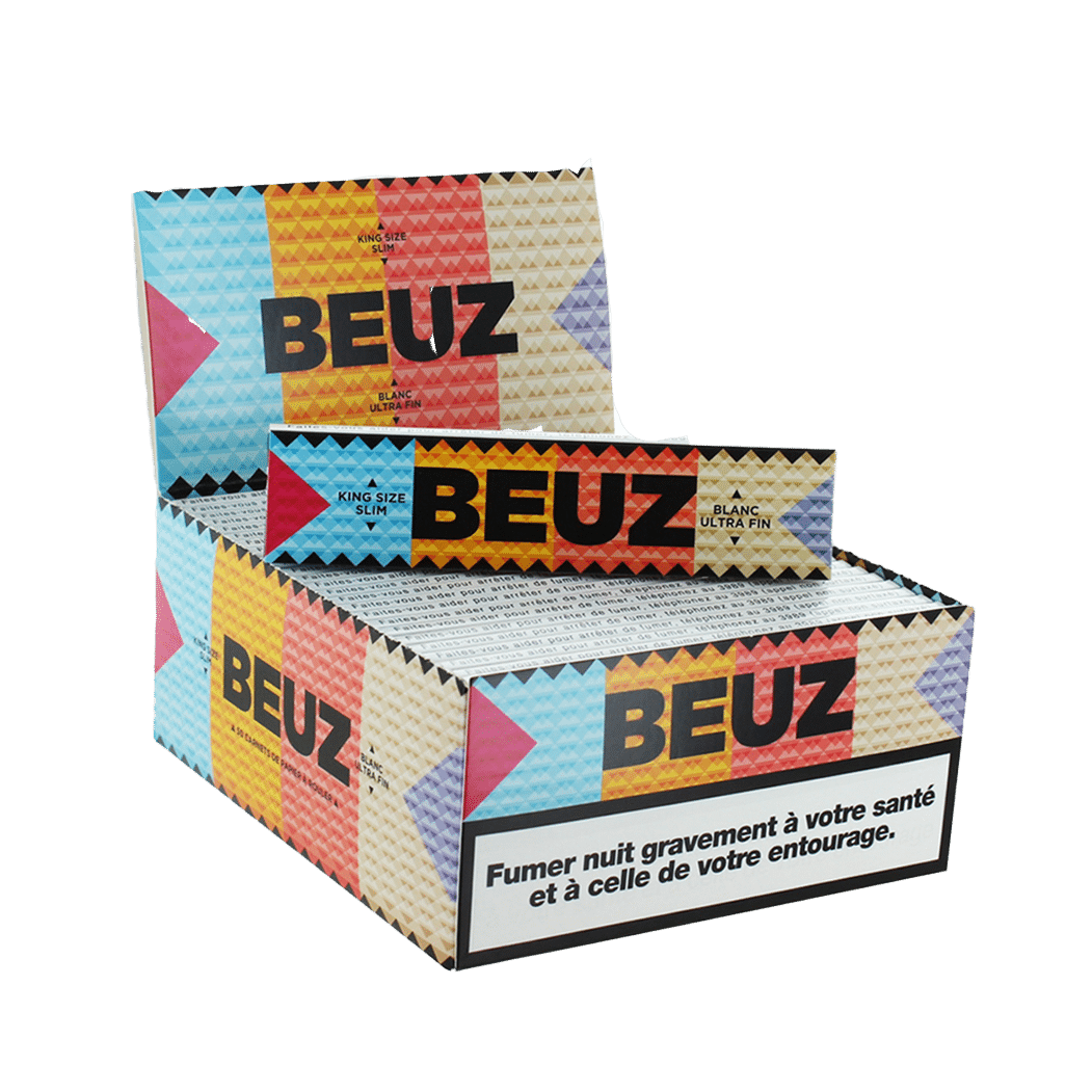 Feuilles à rouler non-blanchies Beuz + Filtres - L'as du CBD