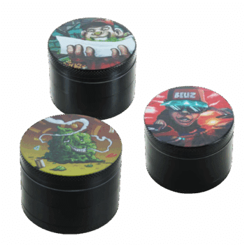 BEUZ – Grinder alu de 50mm 4 parties (6pcs/bte)