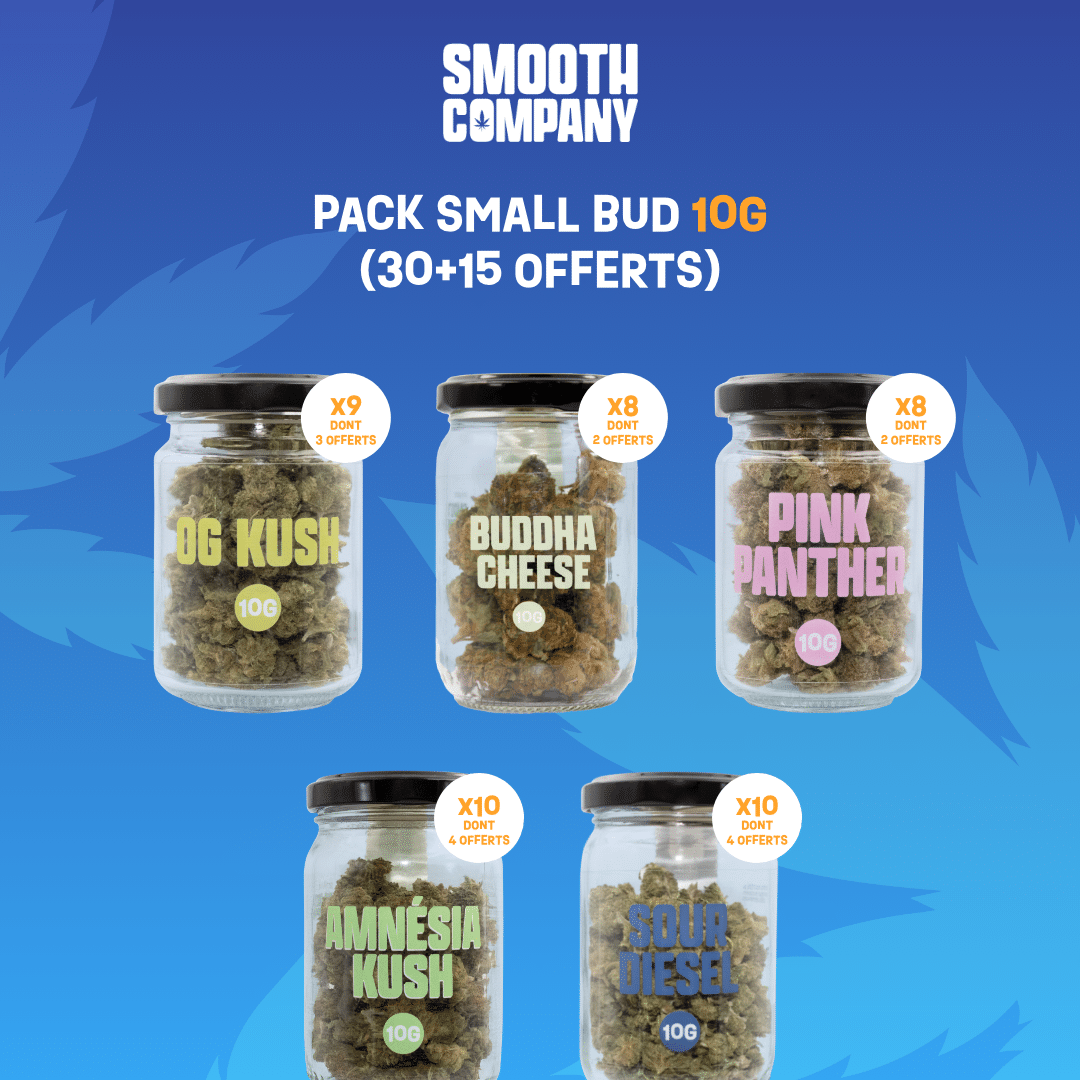 SMOOTH COMPANY - PACK SMALL BUDS 10G (30+15 OFFERTS)