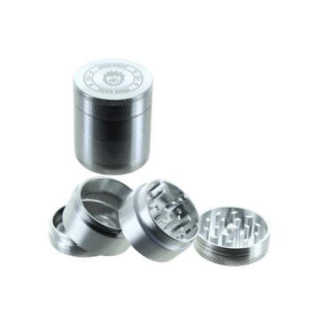 KUSH BONG - Grinder Argos 40 Silver 40mm (6pcs/bte)