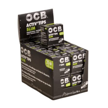 OCB - Étui de 10 filtres à charbon 7mm (20étuis/barq)