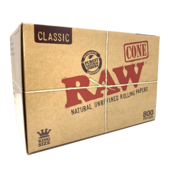 RAW - Cônes Classic non raffinés 110 mm (800pcs/bte)
