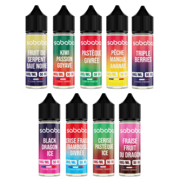SABABA – E-liquide Flavors 50ml (à l'unité)