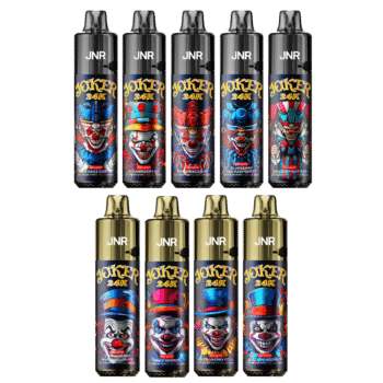 JNR - E-cigarette rechargeable Joker 24 000 puffs 20mg de nicotine (5pcs/bte)