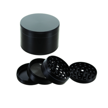 Grinder Alu 63mm Noir 4 parties (6pcs/bte)