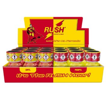 RUSH - Display Top Ventes poppers RUSH 10ml