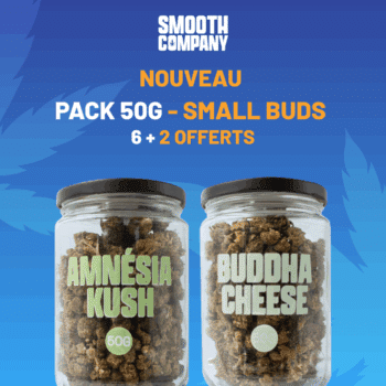 SMOOTH COMPANY - PACK DÉCOUVERTE SMALL BUDS 50G (6+2 OFFERTS)
