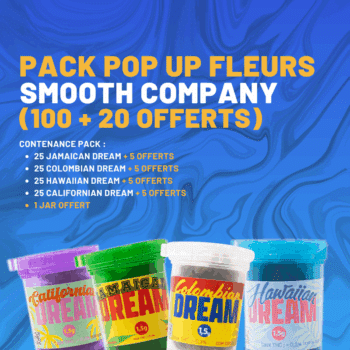 SMOOTH COMPANY - PACK POP UP FLEURS 1,5G (100+20 OFFERTS)