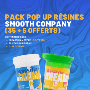 SMOOTH COMPANY - PACK POP UP RÉSINES 1G (35 + 5 OFFERTS)