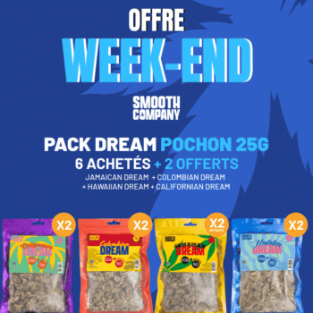 SMOOTH COMPANY - PACK DREAM POCHON 20G + 5G OFFERTS (6+2 OFFERTS)