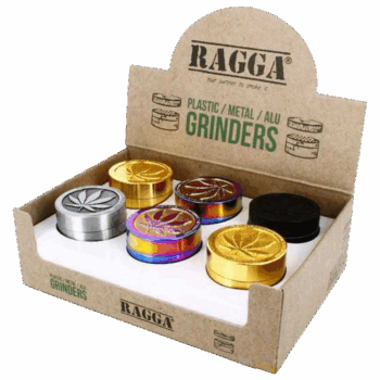 RAGGA - Grinder metal mix 3 parties 42mm (12pcs/bte)