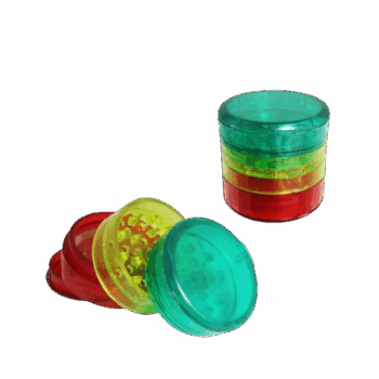 Grinder Acrylique Rasta 50mm (6pcs/bte)