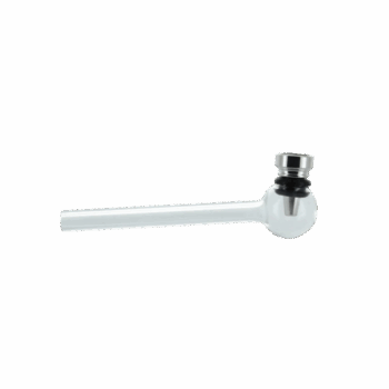 Pipe en Verre Transparent Gris 11.5cm (à l'unité)