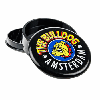THE BULLDOG - Grinder plastique noir 3 parties (12pcs/bte)