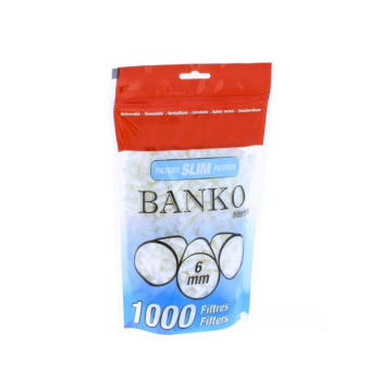 BANKO - 1000 Filtres 6mm (5sachets/lot)