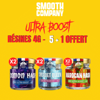 SMOOTH COMPANY - PACK RÉSINE ULTRA BOOST 4G (5 + 1 OFFERT)