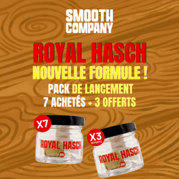 SMOOTH COMPANY - PACK DE LANCEMENT ROYAL HASCH NOUVELLE FORMULE ! (7 + 3 OFFERTS)