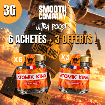 SMOOTH COMPANY - PACK DECOUVERTE ULTRA BOOST ATOMIK KING 3G (6 + 3 OFFERTS)