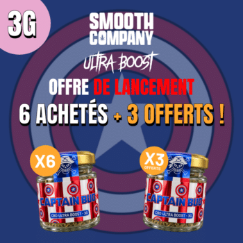 SMOOTH COMPANY - PACK DECOUVERTE ULTRA BOOST CAPTAIN BUD 3G (6 + 3 OFFERTS)