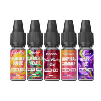 SABABA - E-liquide 10ml Puffy Juice (5pcs/bte)